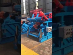 معدات تنظيف الطين 240 متر مكعب/ساعة مع خزان خلط 0.25 - 0.4 ميجا باسكال